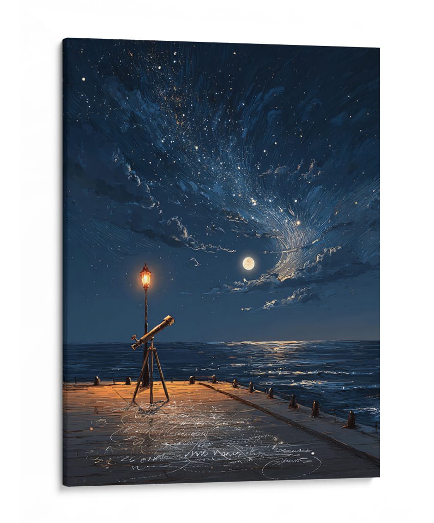 Noche de estrellas - DIEGO D L | Cuadro decorativo de Canvas Lab