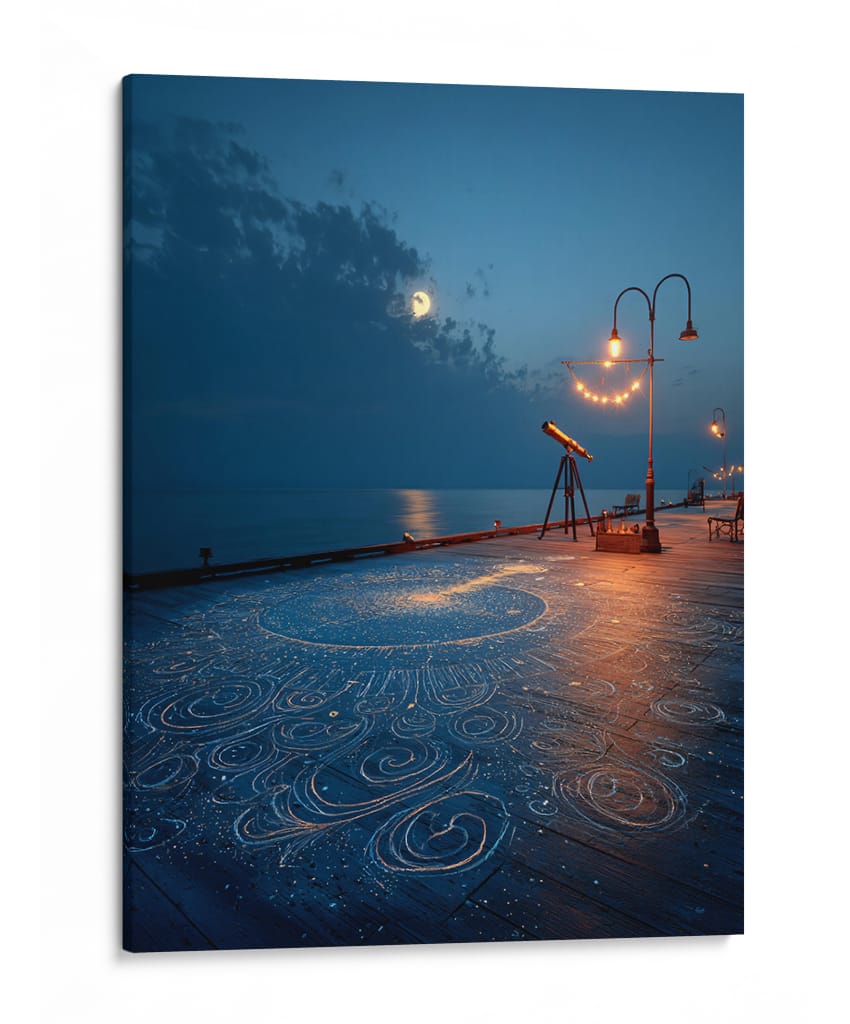 Pasatiempo lunar - DIEGO D L | Cuadro decorativo de Canvas Lab