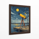 Muelle lunar - DIEGO D L | Cuadro decorativo de Canvas Lab