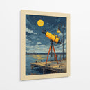 Muelle lunar - DIEGO D L | Cuadro decorativo de Canvas Lab