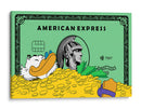 Scrooge Amex Green - Khevth Art | Cuadro decorativo de Canvas Lab