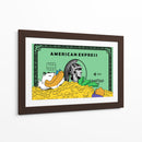 Scrooge Amex Green - Khevth Art | Cuadro decorativo de Canvas Lab
