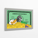 Scrooge Amex Green - Khevth Art | Cuadro decorativo de Canvas Lab