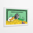 Scrooge Amex Green - Khevth Art | Cuadro decorativo de Canvas Lab