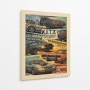 Carros retro colage  - OctavioStudio88 | Cuadro decorativo de Canvas Lab
