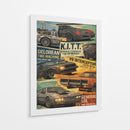 Carros retro colage  - OctavioStudio88 | Cuadro decorativo de Canvas Lab