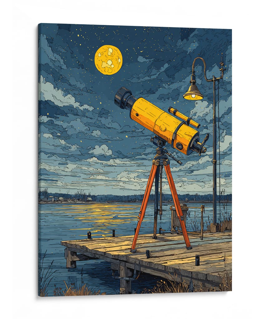 Luna llena II - DIEGO D L | Cuadro decorativo de Canvas Lab
