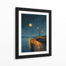 Estrellas y luna - DIEGO D L | Cuadro decorativo de Canvas Lab