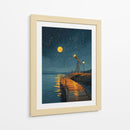 Estrellas y luna - DIEGO D L | Cuadro decorativo de Canvas Lab