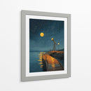 Estrellas y luna - DIEGO D L | Cuadro decorativo de Canvas Lab