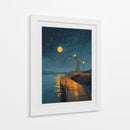 Estrellas y luna - DIEGO D L | Cuadro decorativo de Canvas Lab