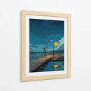 Muelle astronómico  - DIEGO D L | Cuadro decorativo de Canvas Lab