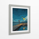 Muelle astronómico  - DIEGO D L | Cuadro decorativo de Canvas Lab