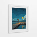 Muelle astronómico  - DIEGO D L | Cuadro decorativo de Canvas Lab