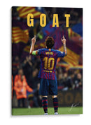 GOAT MESSI - OctavioStudio88 | Cuadro decorativo de Canvas Lab
