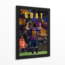 GOAT MESSI - OctavioStudio88 | Cuadro decorativo de Canvas Lab