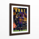 GOAT MESSI - OctavioStudio88 | Cuadro decorativo de Canvas Lab