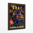 GOAT MESSI - OctavioStudio88 | Cuadro decorativo de Canvas Lab