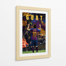 GOAT MESSI - OctavioStudio88 | Cuadro decorativo de Canvas Lab