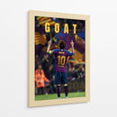 GOAT MESSI - OctavioStudio88 | Cuadro decorativo de Canvas Lab