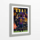 GOAT MESSI - OctavioStudio88 | Cuadro decorativo de Canvas Lab