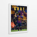GOAT MESSI - OctavioStudio88 | Cuadro decorativo de Canvas Lab