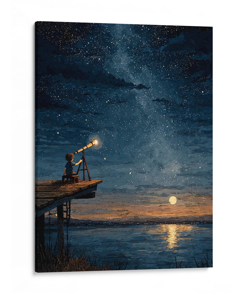 Noche de estrellas II - DIEGO D L | Cuadro decorativo de Canvas Lab
