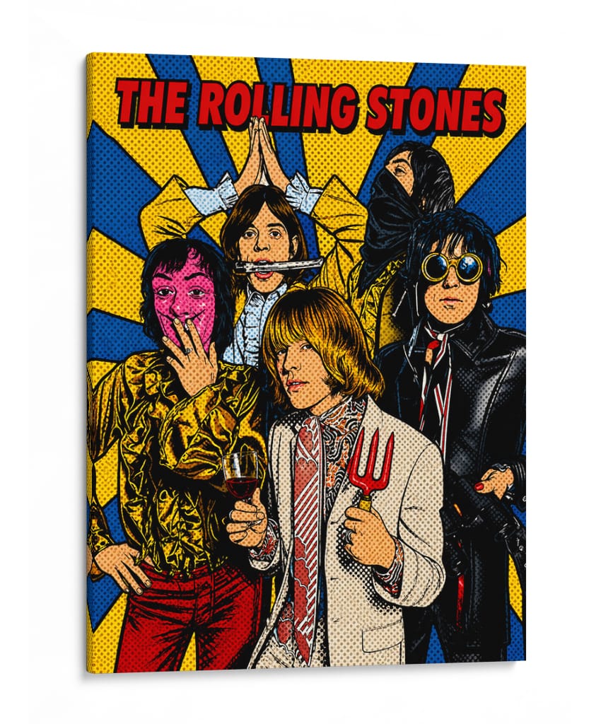 Rolling pop 70’s - OctavioStudio88 | Cuadro decorativo de Canvas Lab