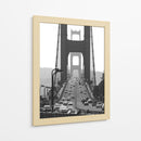 PUENTE GOLDEN GATE BLANCO Y NEGRO  - ALEJANDRE PHOTOGRAPHY | Cuadro decorativo de Canvas Lab