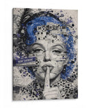 MONROE EN SILENCIO  - OctavioStudio88 | Cuadro decorativo de Canvas Lab