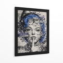 MONROE EN SILENCIO  - OctavioStudio88 | Cuadro decorativo de Canvas Lab