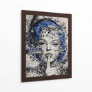 MONROE EN SILENCIO  - OctavioStudio88 | Cuadro decorativo de Canvas Lab