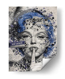 MONROE EN SILENCIO  - OctavioStudio88 | Cuadro decorativo de Canvas Lab