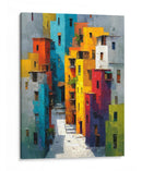 Barrio colorido - DIEGO D L | Cuadro decorativo de Canvas Lab