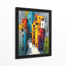 Barrio colorido - DIEGO D L | Cuadro decorativo de Canvas Lab