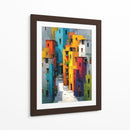 Barrio colorido - DIEGO D L | Cuadro decorativo de Canvas Lab