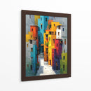 Barrio colorido - DIEGO D L | Cuadro decorativo de Canvas Lab