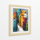 Barrio colorido - DIEGO D L | Cuadro decorativo de Canvas Lab