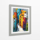 Barrio colorido - DIEGO D L | Cuadro decorativo de Canvas Lab