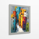 Barrio colorido - DIEGO D L | Cuadro decorativo de Canvas Lab