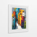 Barrio colorido - DIEGO D L | Cuadro decorativo de Canvas Lab