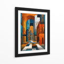 Edificios coloridos - DIEGO D L | Cuadro decorativo de Canvas Lab
