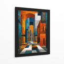 Edificios coloridos - DIEGO D L | Cuadro decorativo de Canvas Lab