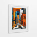 Edificios coloridos - DIEGO D L | Cuadro decorativo de Canvas Lab