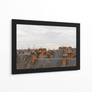Tejados con Chimeneas de Ladrillo - Wandering Pixels Co. | Cuadro decorativo de Canvas Lab