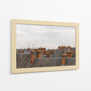 Tejados con Chimeneas de Ladrillo - Wandering Pixels Co. | Cuadro decorativo de Canvas Lab