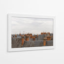 Tejados con Chimeneas de Ladrillo - Wandering Pixels Co. | Cuadro decorativo de Canvas Lab