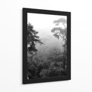 Bosque Con Neblina - Blanco y Negro - Wandering Pixels Co. | Cuadro decorativo de Canvas Lab