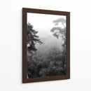 Bosque Con Neblina - Blanco y Negro - Wandering Pixels Co. | Cuadro decorativo de Canvas Lab