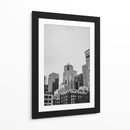 Skyline de Seattle - Blanco y Negro  - Wandering Pixels Co. | Cuadro decorativo de Canvas Lab